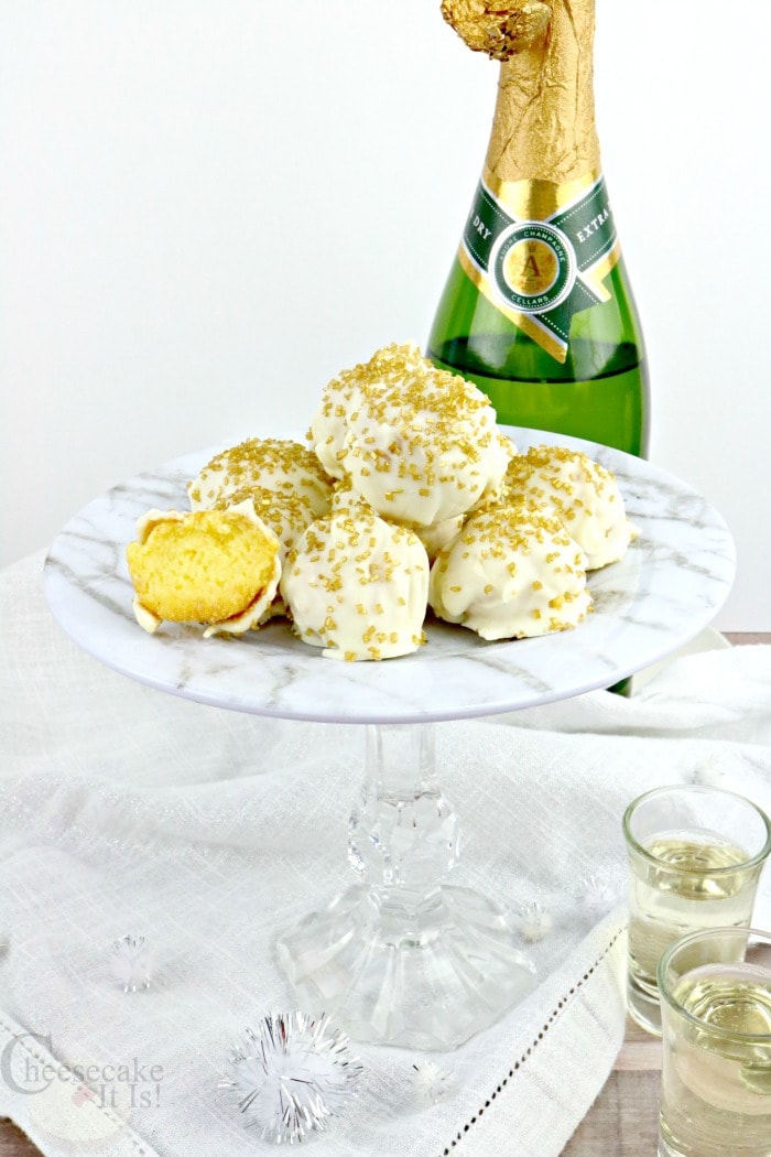Cheesecake Champagne Truffles – (With No Alcohol Option)