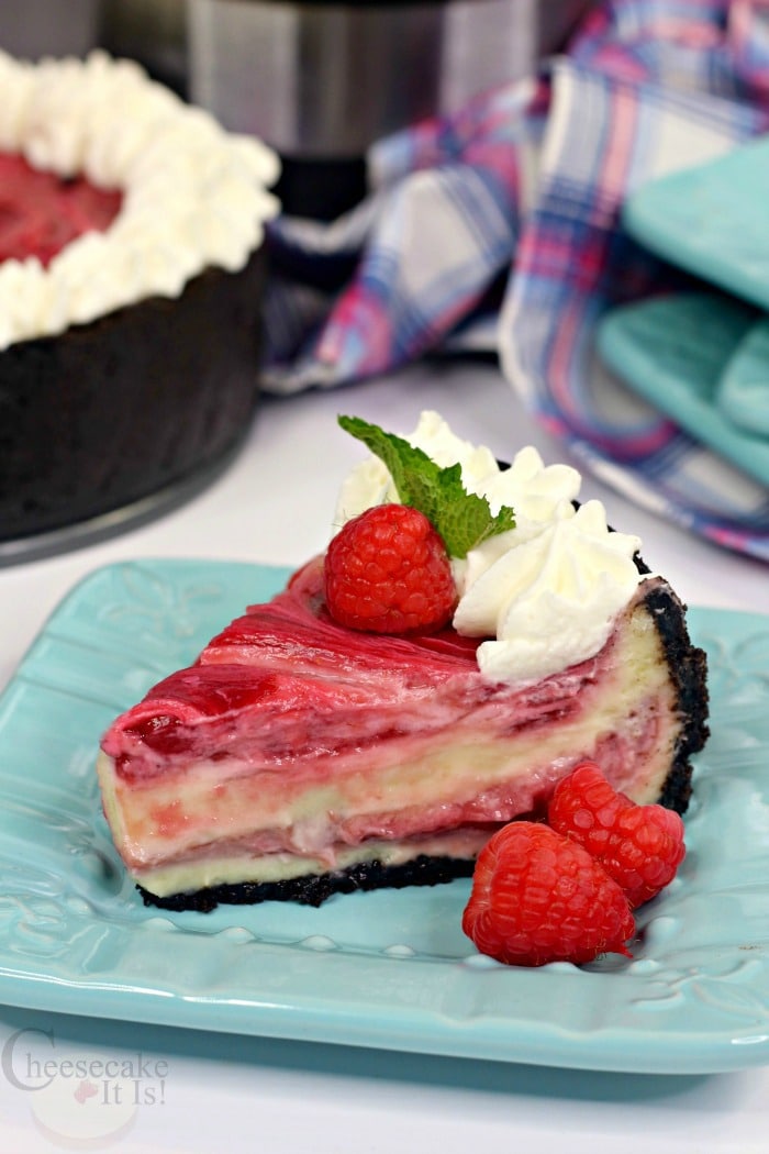 White Chocolate Raspberry Cheesecake In The Instant Pot