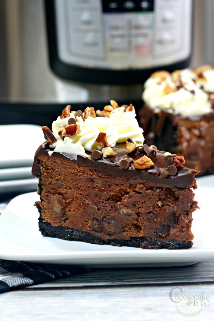 Chocolate Fudge Cheesecake In The Instant Pot