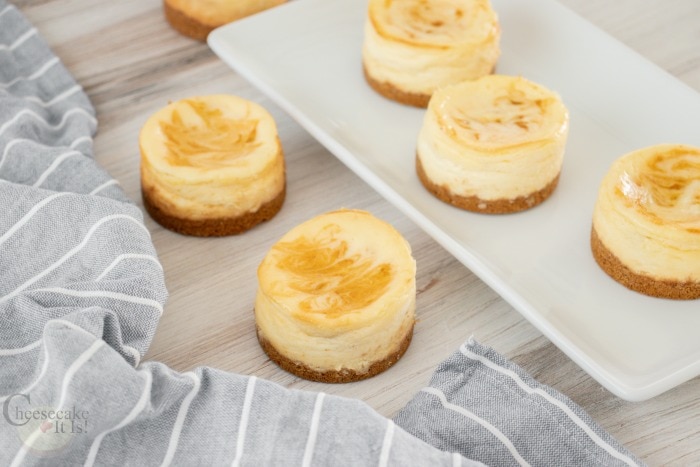 Single cheesecakes with pumpkin