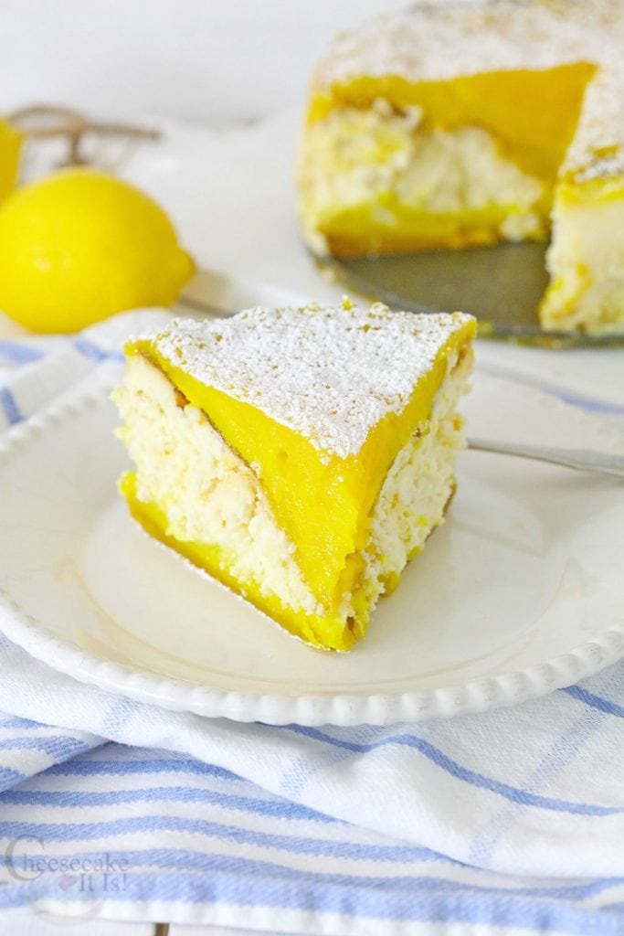 Lemon Bar Cheesecake Recipe - Cheesecake It Is!