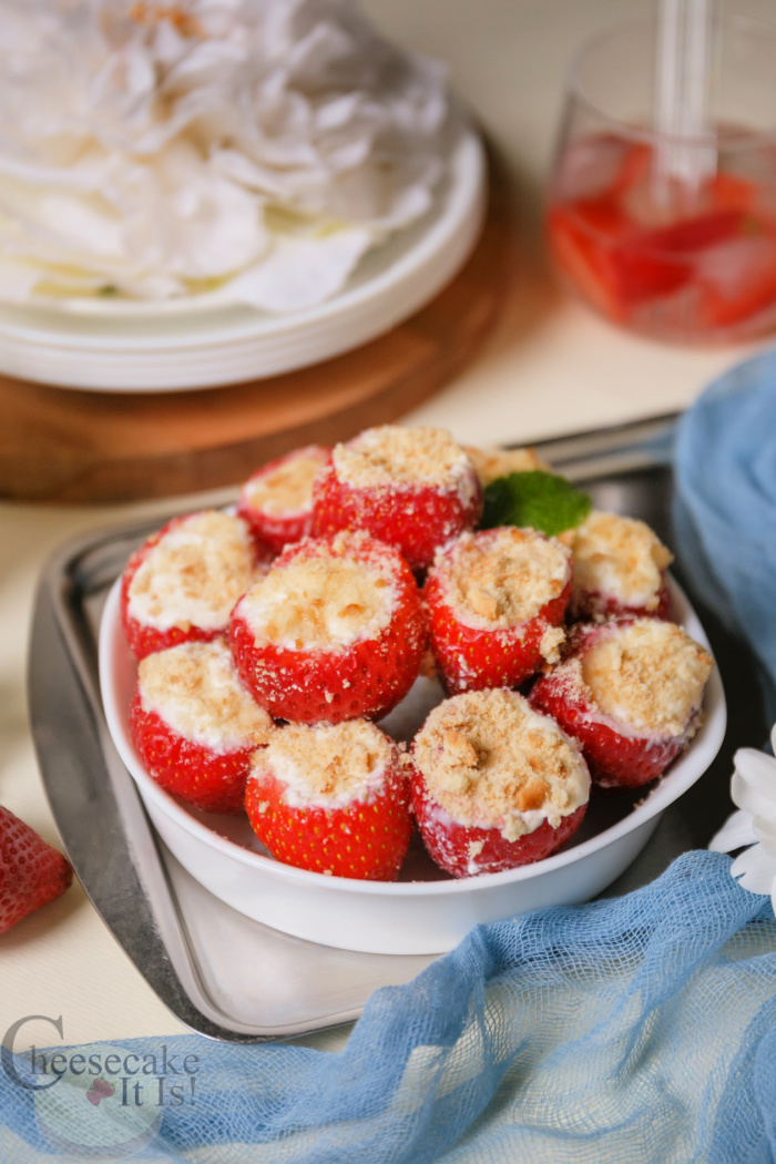 The Best Cheesecake Stuffed Strawberries Recipe