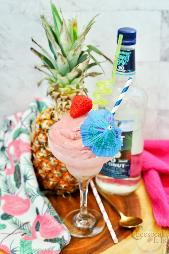 Strawberry Cheesecake Dole Whip Recipe (Mixed Drink Type Treat)
